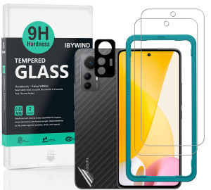 Ibywind Xiaomi 12 Lite 5G [2PCS Pack] Tempered Glass Screen Protector With Easy Install Kit