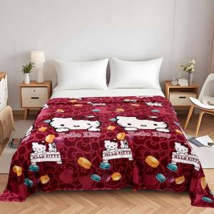 CUTE CHARACTER FLEECE BLANKET SINGLE SIZE150*200CM