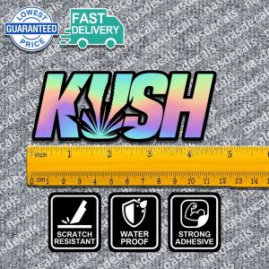 Stickers for Motorcycle Sticker Kush Stickers Waterproof Hologram Helmet Motor Sticker Vinyl Decals Stiker