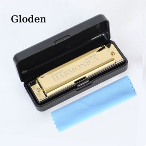 Blues Harmonica 10 Hole KeyC Diatonic Metal Colorful Beginner Student Kids Self Learning Mouth Organ Harmonika