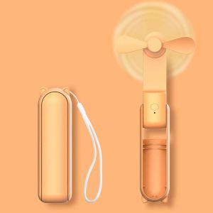 FDRGV 3 tốc độ Quạt cầm tay mini di động Có thể điều chỉnh Có thể sạc lại bằng USB Quạt bỏ túi nhỏ Bền bỉ Yên tĩnh Quạt điện gió mạnh dành cho phụ nữ