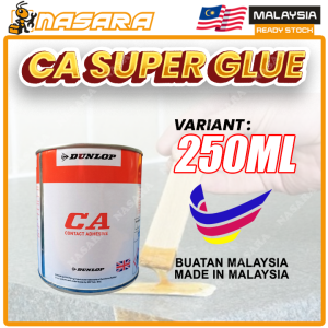 Nasara Dunlop CA Contact Adhesive Glue General Purpose Formica Glue 65ML / 250ML / 900ML / Gam Kuning Kasut Karpet / 鞋子胶水
