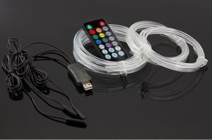 Đèn Led Viền Trang Trí Nội Thất Ô Tô màu RGB nhiều chế độ sáng nhấp nháy theo nhạc