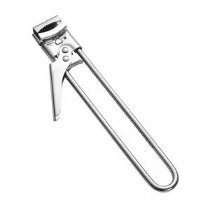 Adjustable Stainless Steel Bottle Opener Ergonomic Handle Easily Opens Jars Cans and Bottles Multi-Functional Kitchen Gadget