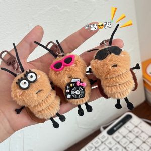 Set 3 Móc Khóa Tiểu Cường Hài Hước Đeo Kính Cầm Máy Ảnh – Móc Khóa Cute Trang Trí Túi Xe Balo