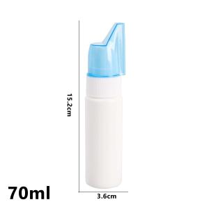 70ml Portable Nasal Spray Bottle Mist Sprayer Plastic Durable Empty Container Hand Pump