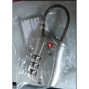 Soft Wire Rope Lock Travel Luggage Lock TSA Combination Customs Lock Small Lock For Backpack Locker