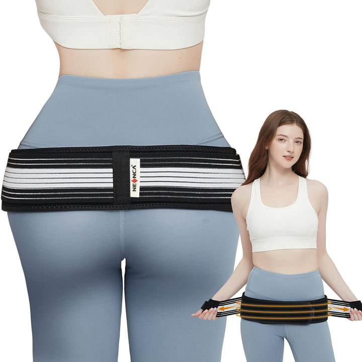 thumbnail image 2 of Back Brace For Lower Back Pain - Adjustable SI Joint Support Belt For Men & Women 2 of 4