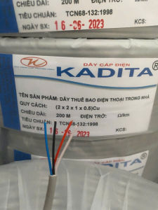 Cáp thông tin Kadita 4 lõi đồng nguyên chất cao cấp cáp điện thoại cáp 4 lõi inside