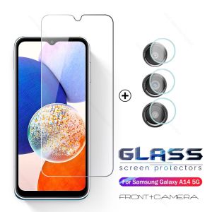 Pelindung Layar Bahan Tempered Glass Samsung Galaxy A14 4G Samsung A14 5G Samsung A24 4G Samsung A34 5G Samsung A54 5G Samsung A74 5G Paket 2 in 1
