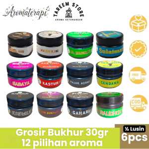 promo murah grosir buhur 6 pcs isi 30 gram dupa gaharu gahru madinah magribi ameer oud bukyah