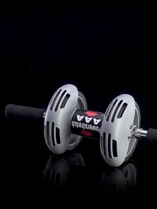 Ab Roller Wheel Automatic Rebound Dual Wheel Abdominal Trainer Core Strength Fitness Home Outdoor/Alat Senaman Perut