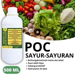 Pupuk Sayuran 500 ML /Pupuk Booster Sayur-Sayuran Cepat tumbuh Lebat/Pupuk Cair semua jenis Sayuran