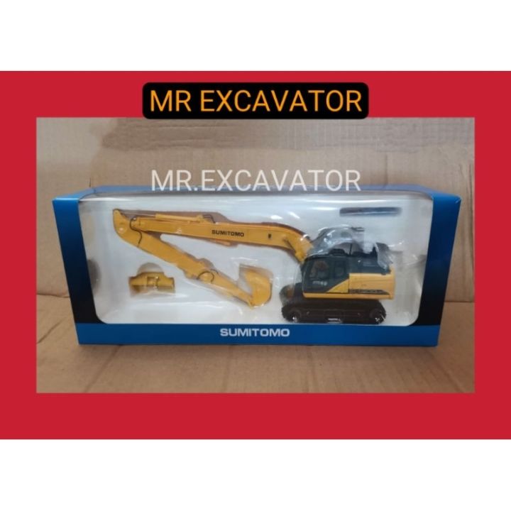 SUMITOMO SH200 LC ミニカー 1/50 Sumitomo SH200LC-6LR Long Reach Excavator - 1:50 Scale