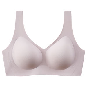 Womens Bra Push-Up Plus Size M-XXL Comfortable and Breathable Wire-Free  Rear Closure Semi-Fixed Cup Underwear