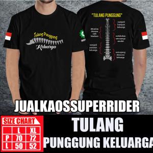 BAJU KAOS DISTRO TULANG PUNGGUNG KELUARGA