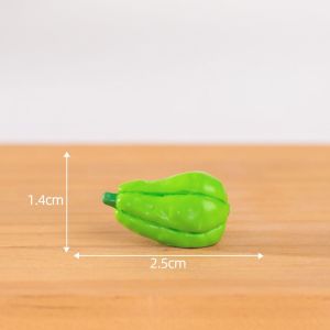 SKJK Cute Vegetable Figurines Miniatures Resin Crafts Mini Vegetable Model Food Photography Props DIY Simulation Vegetable Basket Micro Landscape Ornaments
