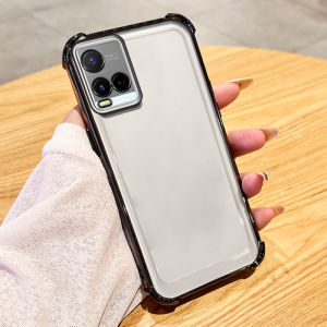 YBD Phone Case for Vivo Y21A Y21E Y21T Y21S Y21 Y33S Y33T Y21G V2111 V2110 V2109 V2135 V2140 Transparent All Inclusive Soft Shell High-end Sensation with Four Corner Anti Fall