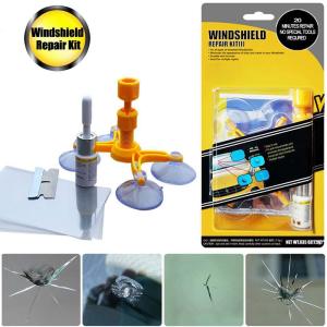 Best Car Windshield Repair Kit Fix Cracks Chips With Repair Tool For Vehicle Window Glass