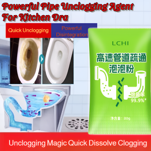 Powerful Pipe Unclogging Agent Multipurpose Pipes Clog Remover Sewer Quick Pass Anti-Blocking Toilet Dredging Artifact