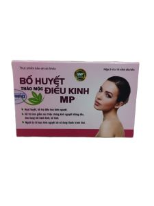 [HÀNG CHÍNH HÃNG] Thuoc Bổ huyết điều kinh MP - Giúp điều hòa kinh nguyet  giảm đau bụng kin h  kinh nguyet không đều rối loạn kinh nguyet  bế kin h sử dụng thuoc tránh thai.