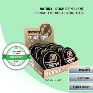 Mossif3 | Non-toxic Cockroach | Natural Repelleent | (1 box / 6 pack) | Pencegah Lipas Semulajadi |