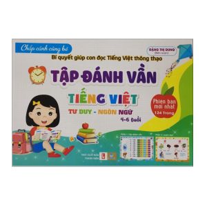 Sách - Chắp cánh cùng bé - Tập đánh vần Tiếng Việt - Bí quyết giúp con đọc Tiếng Việt thông thạo dành cho 4-6 Tuổi