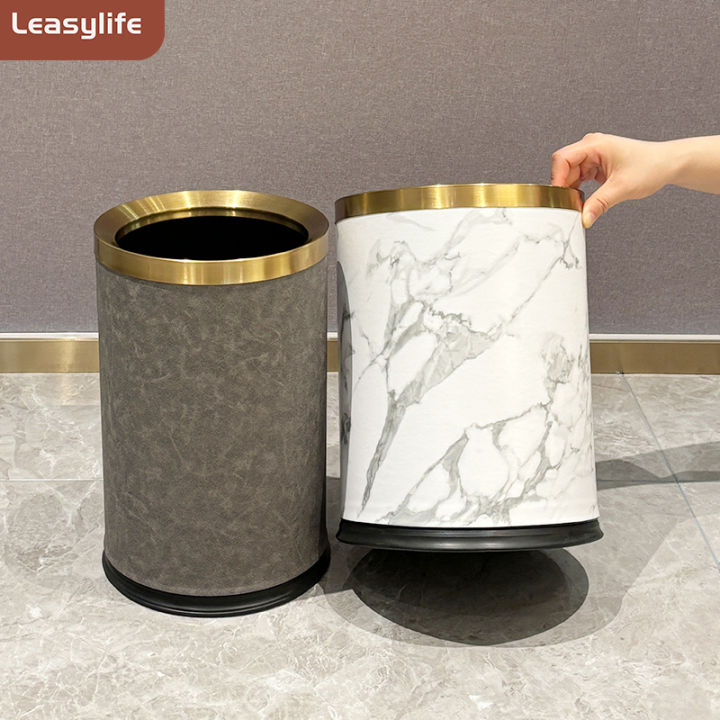 Thùng rác dung tích lớn 12L, Thùng rác kim loại không nắp, Thùng rác cổ ...