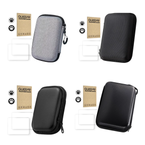 Scratchproof Storage Bag for R36S R35S K36 Gaming Accessories Game Console Carrying Case with Screen Film Joysticks Caps