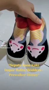 Sepatu Kaos Kaki Impor Balita Skidders - Prewalker Disney