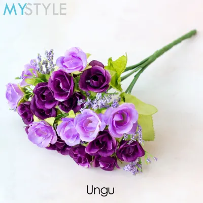 BUNGA ROSE 721 1 TANGKAI 21 PC BUNGA ARTIFISIAL BUNGA PALSU MURAH