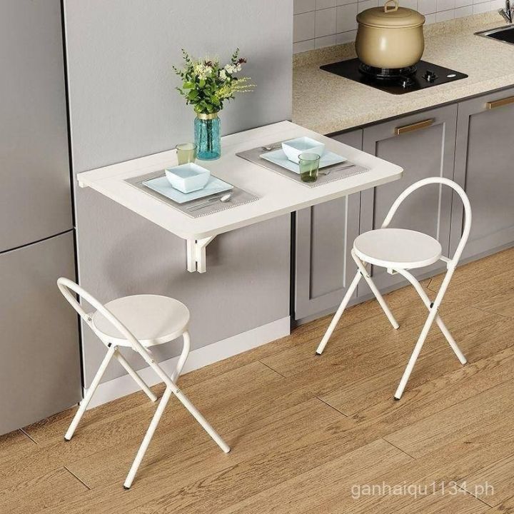 [anio]Wall mounted table, folding dining table, space saving, folding ...