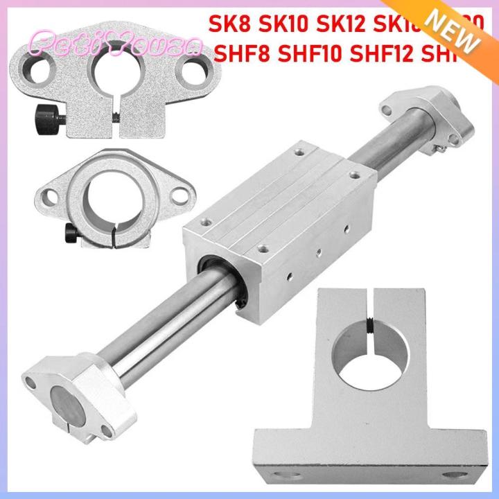 PETIYOUZA 1Pc Aluminum Alloy Linear Bearing CNC Router XYZ Table Rail ...