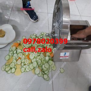 Máy Thái Lát Củ Quả Chạy Điện Kết Hợp Quay Tay ( Cam Chanh Hoa Chuối...)