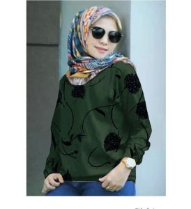 Atasan laris jumbo wanita / kaos lengan panjang wanita / Atasan muslim wanita