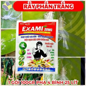 EXAMI 20WG (100g) | Flonicamid 20% | Chuyên Trị Rầy Phấn Trắng – Rầy Nhảy Trên Sầu Riêng | Hiệu Quả Nhanh – Thuốc Mát – Pha 4 Bình 25 Lít | Delta Thụy Sĩ