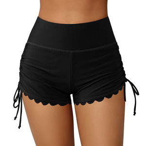 CHARMO Women Swim Shorts High Waisted Swimsuit Shorts Swim Bottom Board Shorts