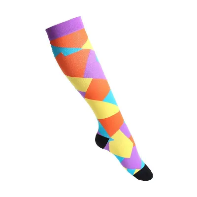 Compression Socks Knee High Men Sports Socks 20-30mmHg Edema Diabetes Varicose Veins Running Women Marathon Compression Stocking