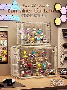 Large Containerized Designs Acrylic Organizer for Collectible Figures and Blind Toys Action Figures Desktop Organizers Box2026