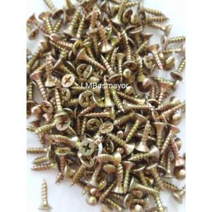 100pcs Gypsum Wood Screw Furniture Screw Fiberboard Nails Galvanized