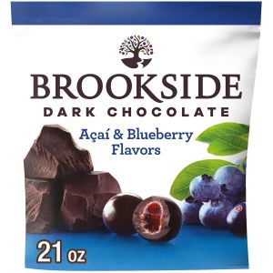 BROOKSIDE Dark Chocolate Acai and Blueberry Flavored Snacking Chocolate Bag 21 oz