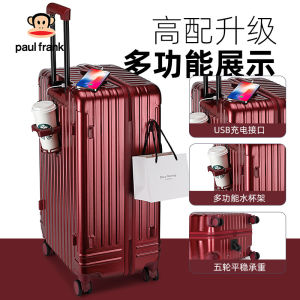 New 24"26"28"30 Inch Womens Large Travel Suitcase With Silent Detachable Wheels USB Charging Port Trolley Rolling Luggage Carrier Bag TSA Code Lock Valises For Men Free Shipping
