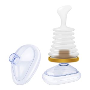 2 Set Choking Emergency Device Home CPR First Aid Kit Portable First Rescue Device