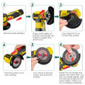 KEELAT KAG004 Mini Angle Grinder Rechargeable Portable Cordless Angle Grinder Battery wireless Brushless Polisher Grinding. 