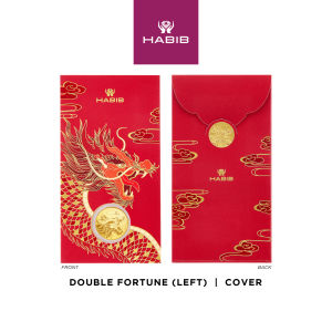 HABIB Year of the Dragon 2024 Double Fortune | 999.9 Gold Wafer Coin (0.20G)