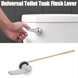 20CM Universal Toilet Tank Flush Lever Chrome Toilet Wrench Iron Handle Toilet Wrench