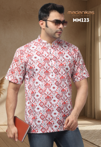 Madanikas Men’s Kurta 3– Premium Cotton Linen Fabric MM Series
