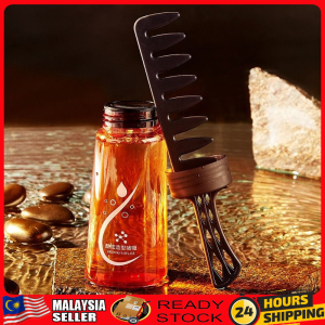 Men‘s Hair Gel 280ML Rambut lelaki 2IN1 Styling gel comb Hair styling in 3Seconds Slicked Back head hair wax hair pomade