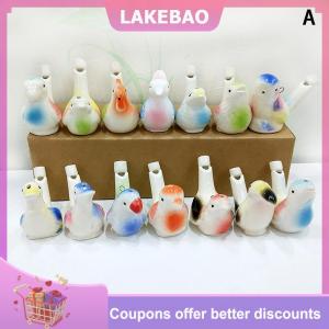 【LAKEBAO】 Gốm Nước Chim Còi Bathtime Âm Nhạc Đồ Chơi Cho Bé Đầu Học Tập Giáo Dục Trẻ Em Món Quà Đồ Chơi Nhạc Cụ