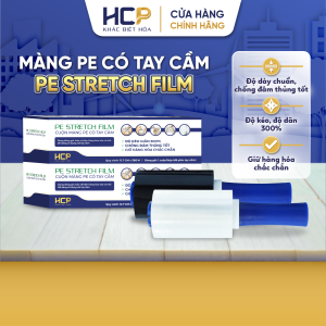Cuộn Màng PE HCP Có Tay Cầm Dễ Dàng Quấn Hàng Hóa
